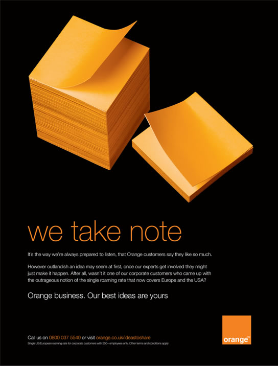 Orange Press Ad