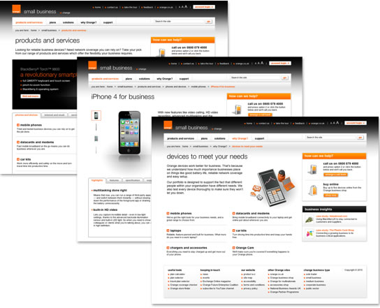 Orange Business pages